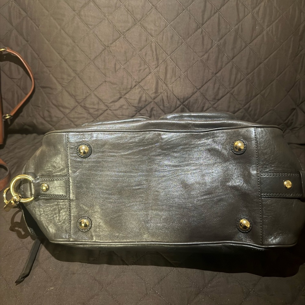 Coach Black Leather Shoulder Bag - Picture 4 of 13